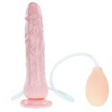 Dildo eyaculador de goma