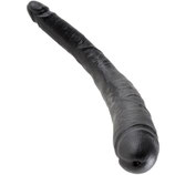 Dildo doble real negro 40cm