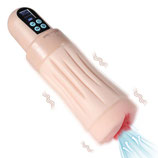 Vagina vibradora + succion tacto real