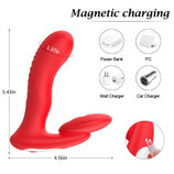 Vibrador prostático con movimiento curvado