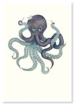 Postkarte "Oktopus"