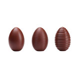 OEUF SEUL OU TRIO OEUFS 7CM GARNIS PRALINE FEUILLETINE