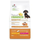 Trainer sensitive no gluten small&toy puppy salmone