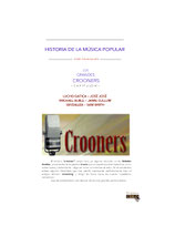 HISTORIA DE LA MÚSICA POPULAR - LOS GRANDES CROONERS (CAPITULO IX). FORMATO DIGITAL