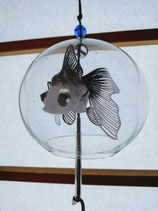 江戸金魚風鈴「蝶尾」パンダ