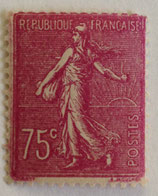 N°202 75 c. lilas rose, type semeuse