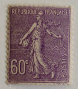 N°200 60 c. lilas, type semeuse