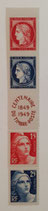 N°833A bande, centenaire du timbre-poste