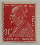 N°243 90 c. rouge, Centenaire de la naissance de Marcelin Berthelot