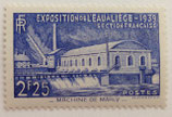 N°430 2 f. 25 outremer, Exposition de l'eau