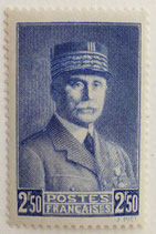N°473 2 f. 50 outremer, Pétain