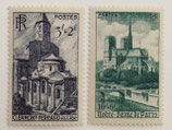 N°773+776 2 valeurs, Cathédrales et Basiliques