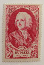N°857 15 f. +4 f. rouge, Dupleix