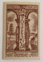 N°302  3 f. 50 c brun, Saint-Triomphe d'Arles