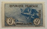 N°155 5 f. +5 f. noir et bleu, orphelins de la Guerre