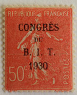 N°264  50 c. rouge, congrès du BIT 1930