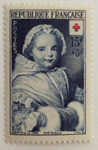 N°915 15 f. +5 f. bleu, Au profit de la Croix-Rouge