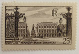 N°778 25 f. brun-noir, Place Stanislas