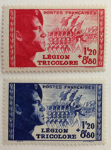 N°565/566 paire, Pour la Légion tricolore
