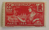 N°184 25 c. rouge carminé et rouge, Jeux olympiques de Paris 1924