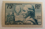 N°313 75 c. bleu-vert, François Pilâtre de Rozier