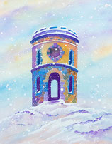 It's Snowing! Solomon's Temple Greeting Card