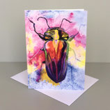 Jewel Bug Art Card