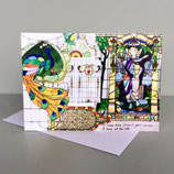 Stained Glass Detail Art Card