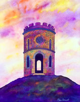 Sunset at Solomon's Temple Greeting Card