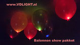 LED ballonnen pakketje  (10 X led +  10 X ballon)