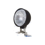luz de cubierta 12v 35w Cuerpo de caucho negro reforzado. Soporte regulable de inox. Bombilla: Halogen H3 12V 35W    Ref: GS10175