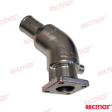 CODO ESCAPE VOLVO AISI316 MAR906INOX Y