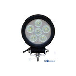 foco led de cubierta 18 w negro Cuerpo de aluminio. Soporte inox regulable.  Led: 9-32V 18W 6 LED EPISTAR x 3W Medida: 115 x 145 x 64 mm   Ref: GS10242