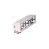 luz cubierta blanca 181x80x66 mm Cuerpo metálico anticorrosión Electricidad: 12V 5A DC 24V 2.5A DC 60W    Ref: LUM101334