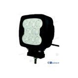 foco led de cubierta 80w 9-60v negro Cuerpo de aluminio anodizado. Soporte inox regulable. Led: 12-32V 80W 8 LED CREE x 10W Medida: 179 x 140 x 96 mm Ref: GS10378