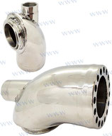CODO ESCAPE INOX YANMAR 4LHA REFERENCIA SED3092500