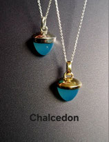 925 Silbeanhänger mit Chalcedon