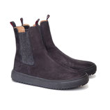 N°AD105 BEPPINA BORMIO nubuck black | Lammfelldecksohle  | Größe 36