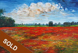 Red Poppy Field XL 1 / SOLD