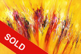 Yellow Red Abstraction XL 1 / SOLD