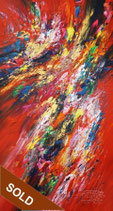 Red And Gold L 1 / SOLD