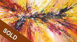 Yellow Red Abstraction L 5 / SOLD