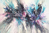 Lavender Turquoise Abstraction XL 1