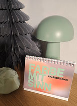 Tischkalender 2026 - Farbe mit Sinn