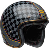 Casco Moto Jet Cafè Racer Bell CUSTOM 500 ROLAND SAND WREAKERS Nero Oro Opaco Lucido
