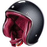 Casco Moto Custom Jet Stormer QUARTZ GLITTER Nero Perla