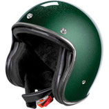 Casco Moto Custom Jet Stormer QUARTZ GLITTER Verde Lucido