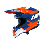 Casco Airoh Wraaap Vision arancio blu