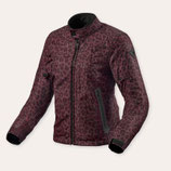 REV'IT GIACCA DONNA Shade H2O LEOPARD ROSSA