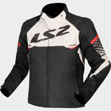 LS2 APEX MAN JACKET BLACK WHITE RED